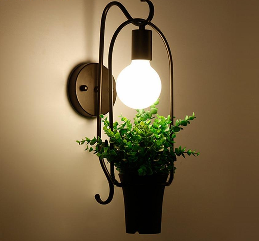 Brielle - Moderne Scandinavische Plantenbak Wandlamp
