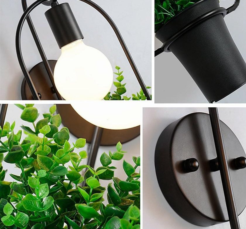 Brielle - Moderne Scandinavische Plantenbak Wandlamp