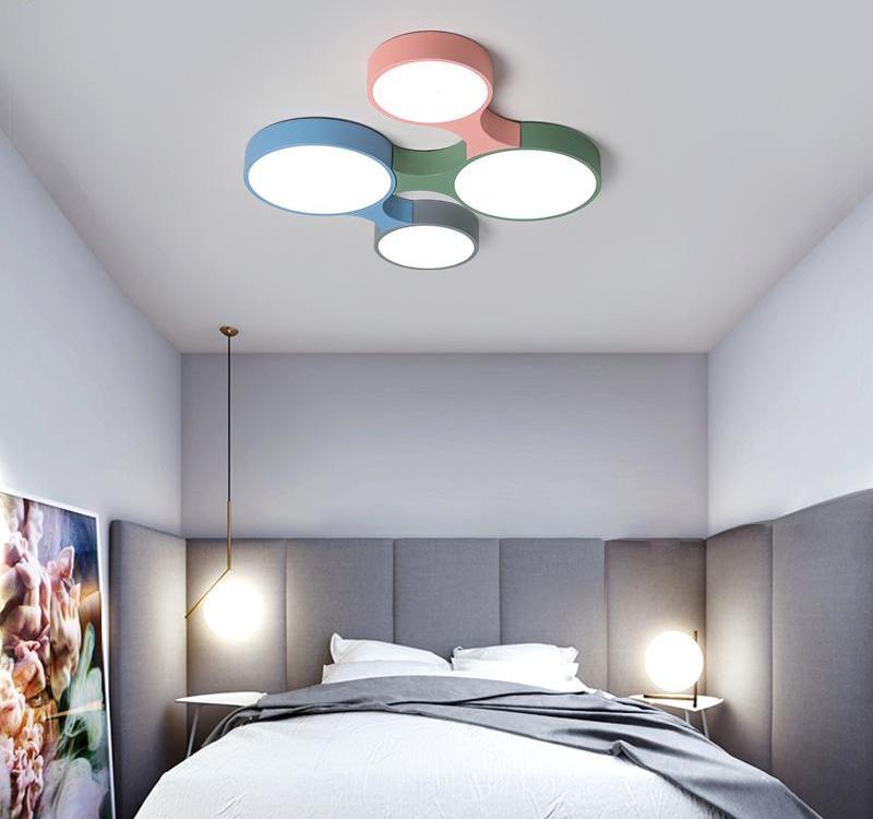 Cogs - Moderne Scandinavische Kleurrijke Plafondlamp