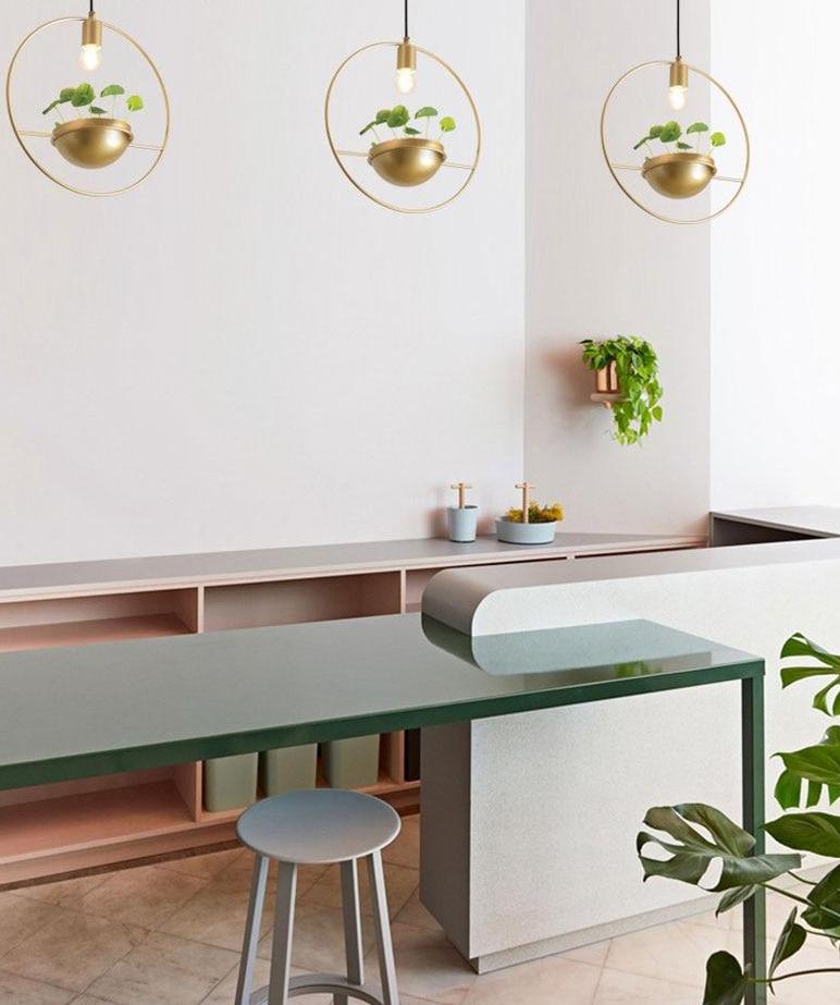 Althea - Moderne Nordic Plantenlamp