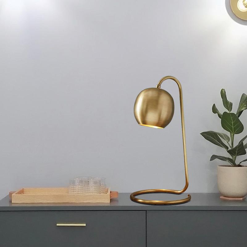 Lark - Koperen Retro Tafellamp