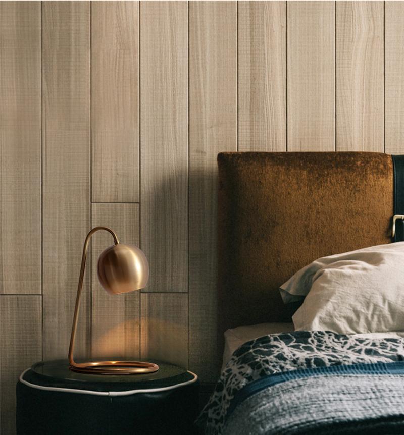 Lark - Koperen Retro Tafellamp