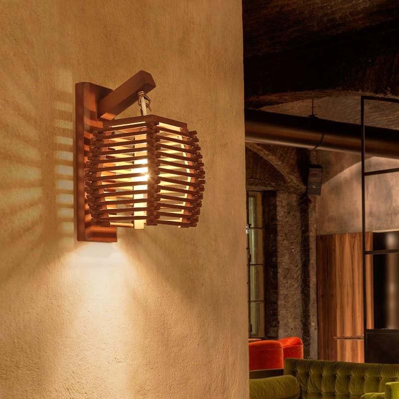 Cassia - Houten Lantaarn Lamp