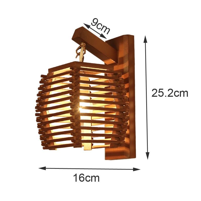 Cassia - Houten Lantaarn Lamp