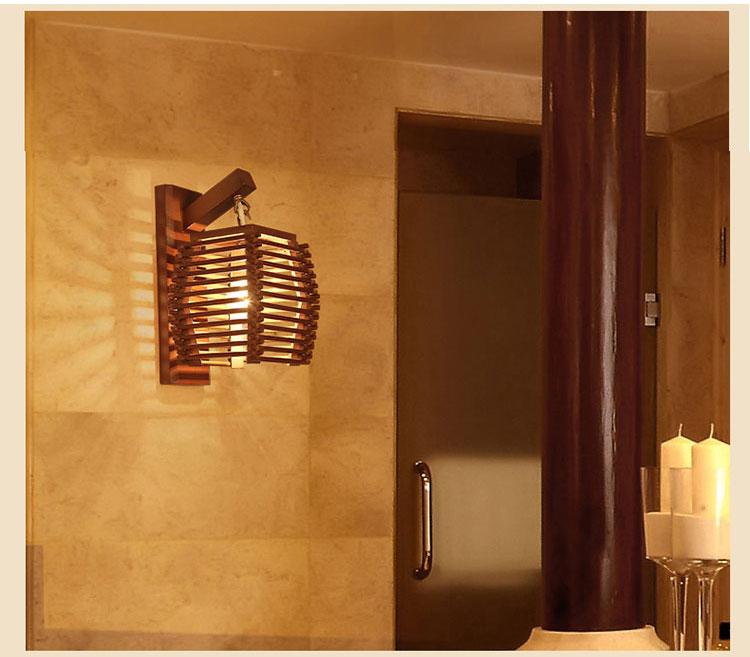 Cassia - Houten Lantaarn Lamp