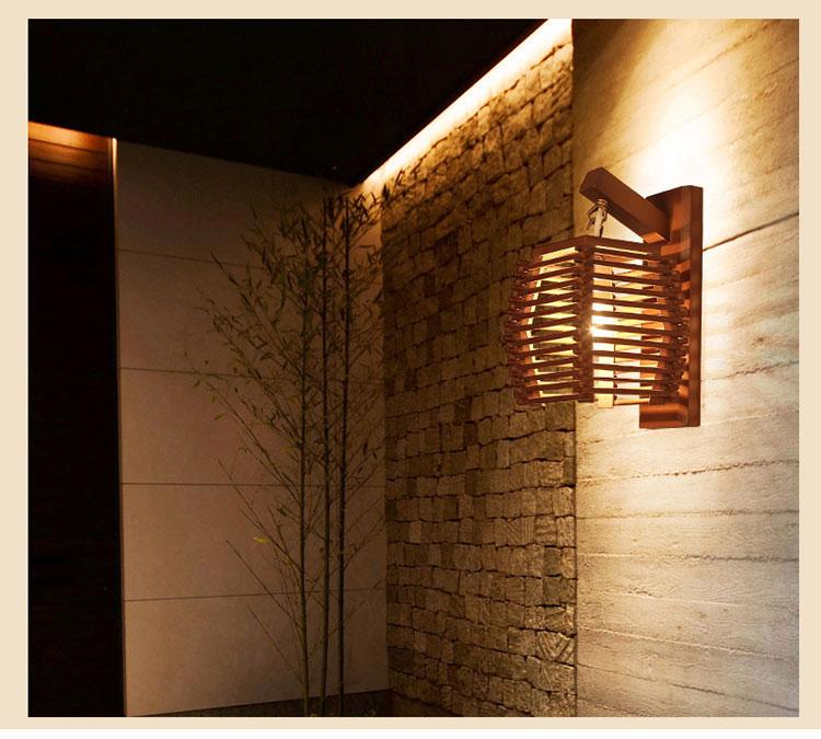 Cassia - Houten Lantaarn Lamp