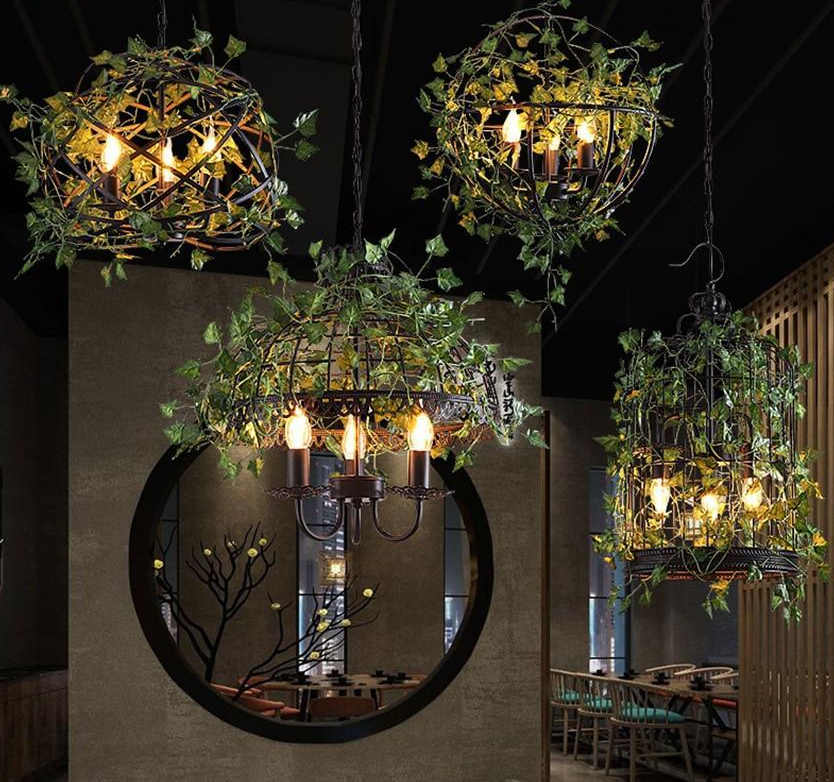 Emory - Vintage Industriële Vogelkooi Hanglamp