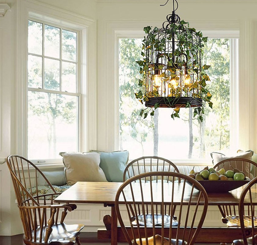 Emory - Vintage Industriële Vogelkooi Hanglamp