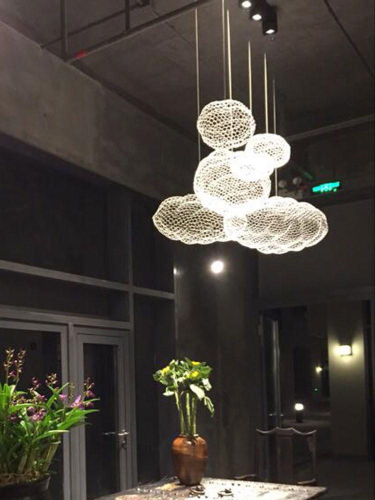 Amica - Moderne Art Deco Sterlicht Gestippelde Wolken Lampen