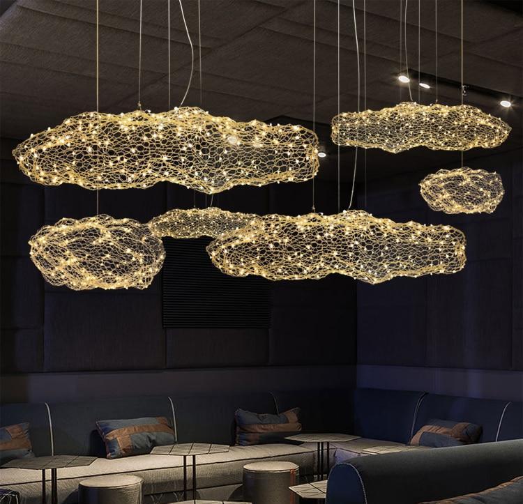 Amica - Moderne Art Deco Sterlicht Gestippelde Wolken Lampen