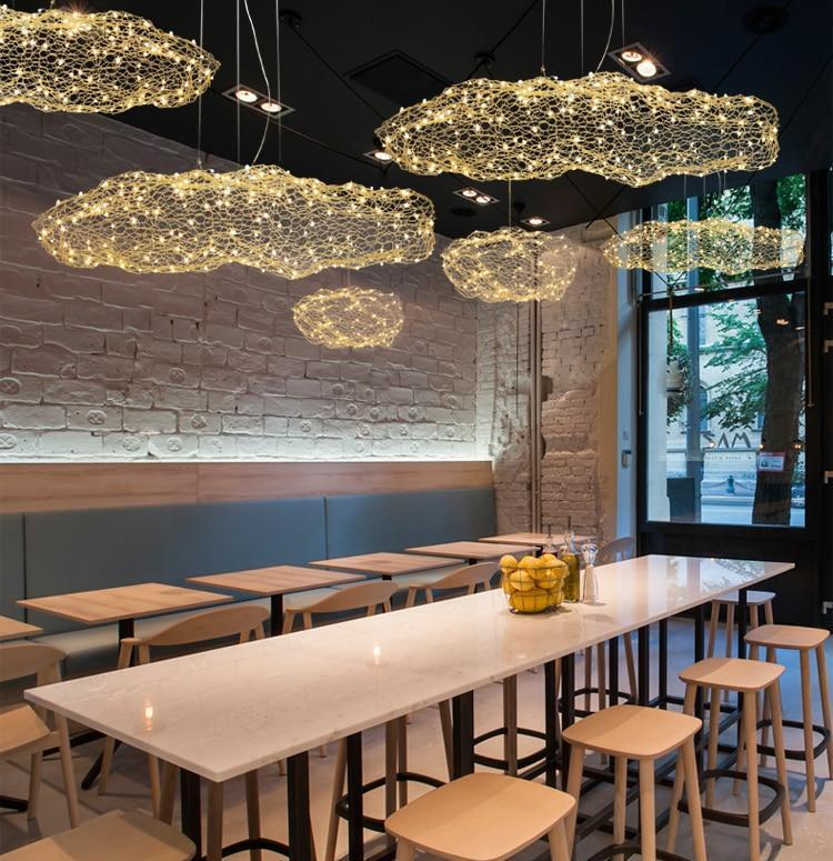 Amica - Moderne Art Deco Sterlicht Gestippelde Wolken Lampen