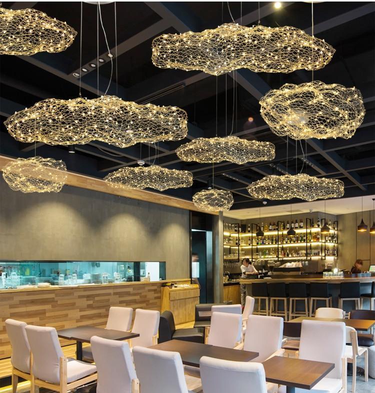 Amica - Moderne Art Deco Sterlicht Gestippelde Wolken Lampen