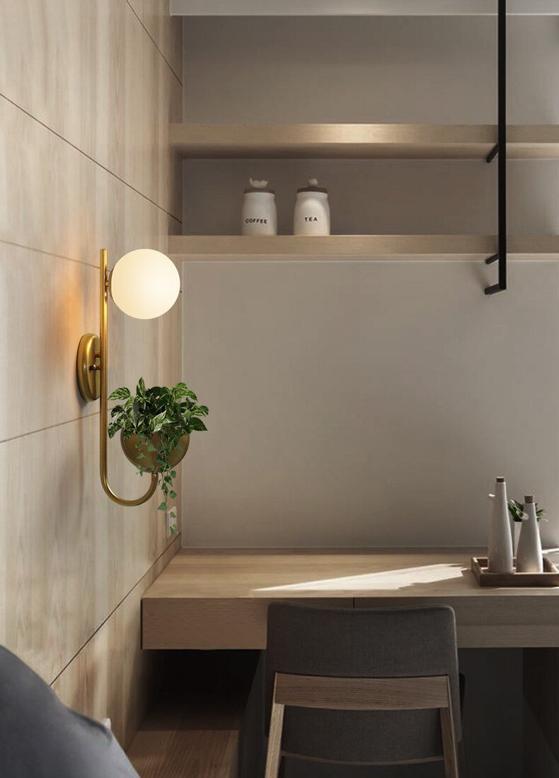 Hiram - Moderne Scandinavische Plantenlamp
