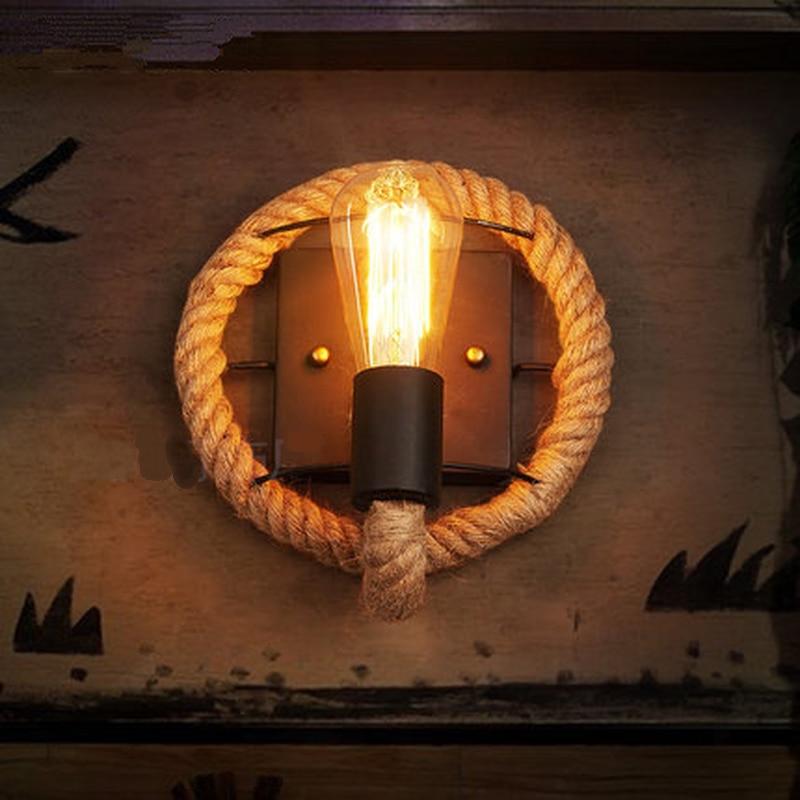 Clove - Ronde Touw Wrap Wandlamp