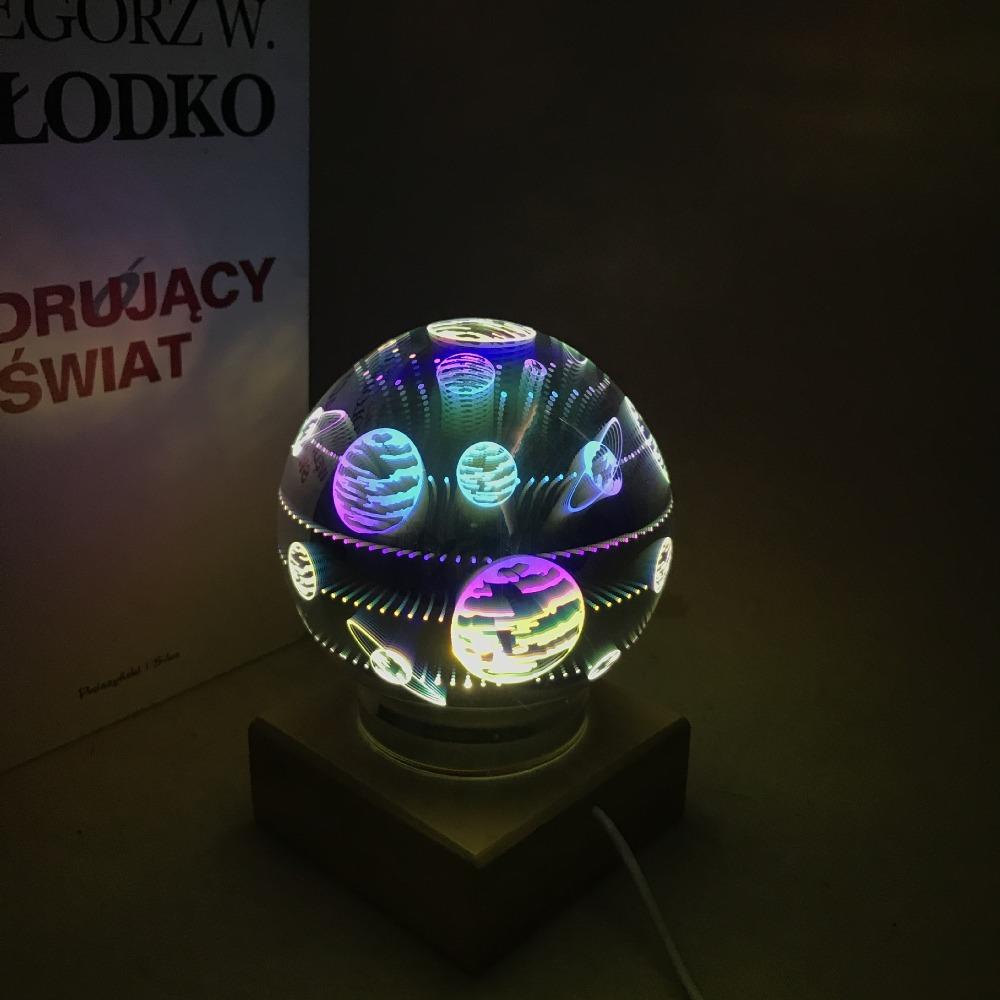 Modern Art-Deco Kristallen Bol Nachtlamp