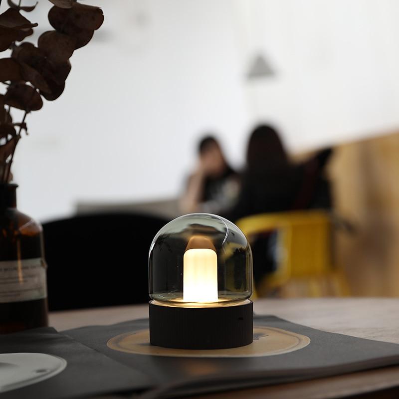 Asher - Glazen Koepel Bureaulamp